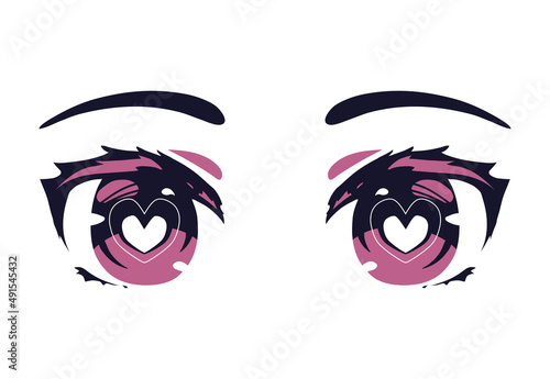 anime female eyes