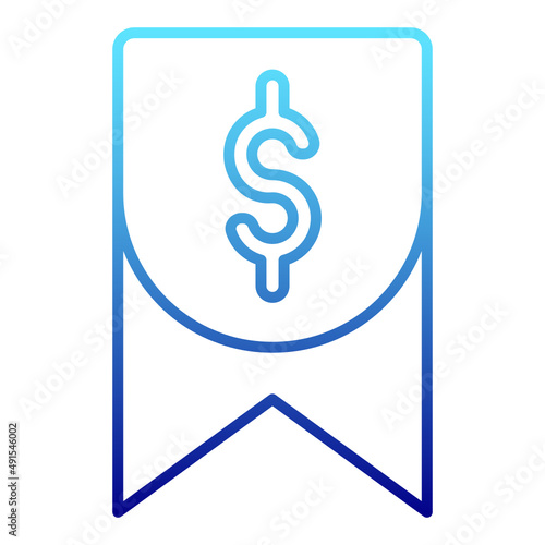 bank bookmark dollar finance