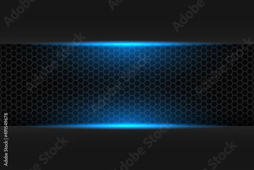 Vector abstract blue light conceptof future background design.