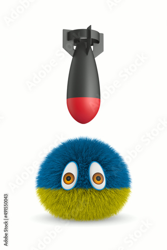 Aerial bomb and furry monst...