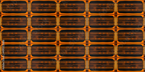 Tapet Nozzles of a color inkjet Printer head, abstract background