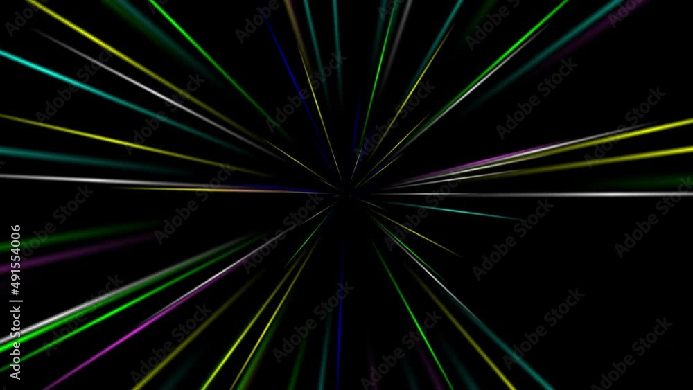 Colorful light streaks motion graphics with night background Colorful light streaks motion graphics with night background