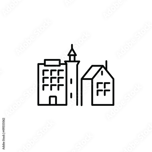 architectural photography icons  symbol vector elements for infographic web