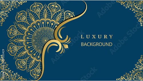 Luxury ornamental mandala design. Abstract beautiful luxury mandala background design.