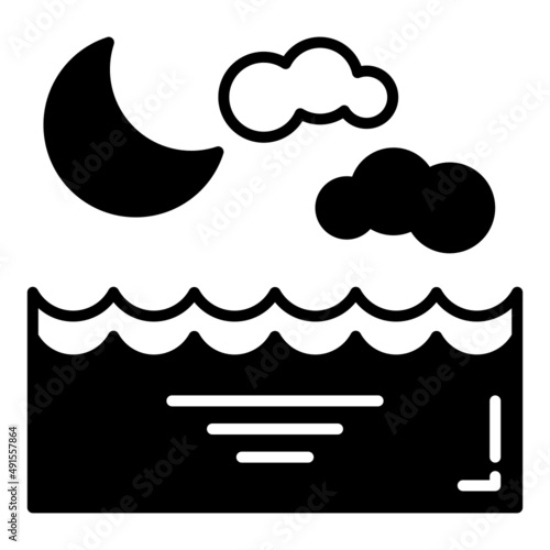 sea night