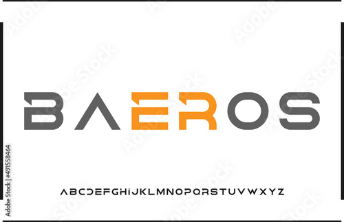 modern minimal stylish typography alphabet capital letter logo design