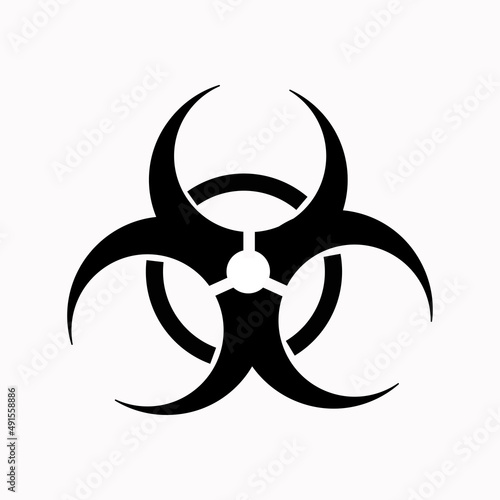 International bio hazard symbol , bio hazard vector sign isolated , vector illustration