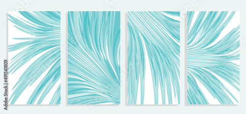 abstract blue stripes vector background set © cbgv