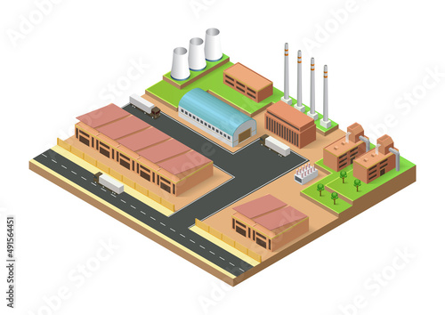 geothermal energy power plant building