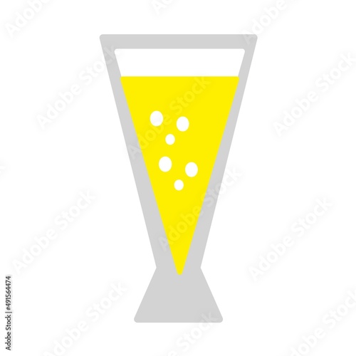 グラスに入ったビール