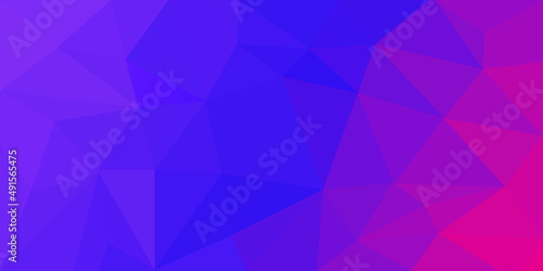 lowpoly abstract background with bright color gradation 