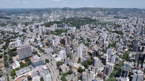 Aerial view of Porto Alegre, RS, Brazil. Aerial view of the biggest city in the South of Brazil. photo