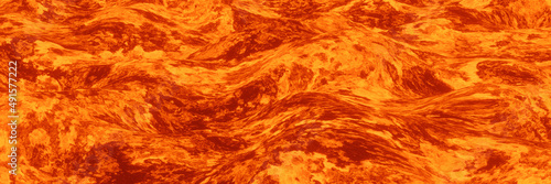 3D abstract lava background. Volcanic magma. photo