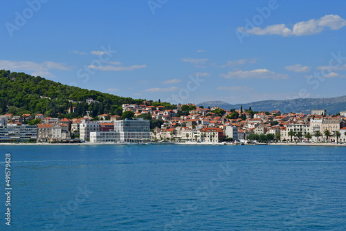 Split  Croatia - september 5 2021   picturesque city in summer