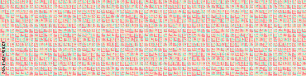 Abstract Geometric Pattern generative computational art illustration