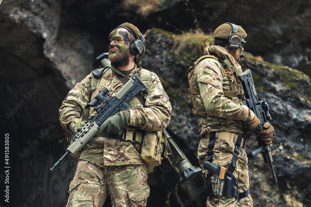Instant brotherhood serving for the army together . High quality photo Instant brotherhood serving for the army together . High quality photo
