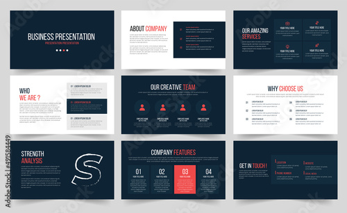 PowerPoint business presentation design 