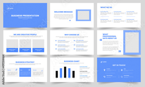 Business PowerPoint Presentation Template Design