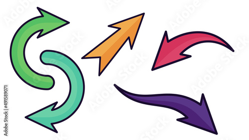 Colored Arrow Icons