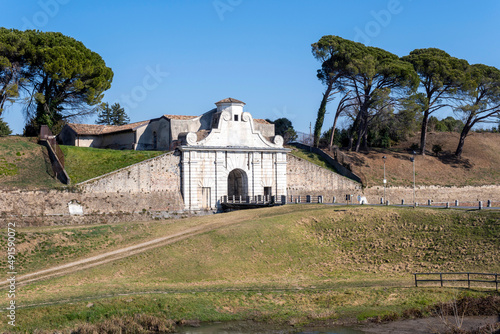 Veduta di Porta Aquileia, Palmanova, Friuli Venezia Giulia photo