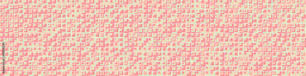 Fototapeta premium Abstract Geometric Pattern generative computational art illustration