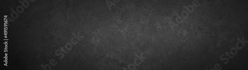 Solid Grainy Cracked Cement Wall Serious Black with Dark Slate Gray Colors Texture Background Interior Design Concept For Graphic Design