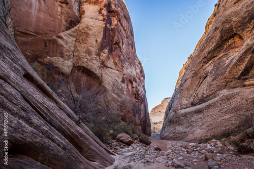 Formations in the Capitol Gorge Trail, Capitol Reef National Park, Utah