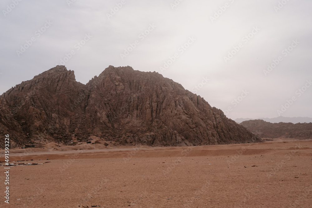 Egypt mountains and beautiful desert