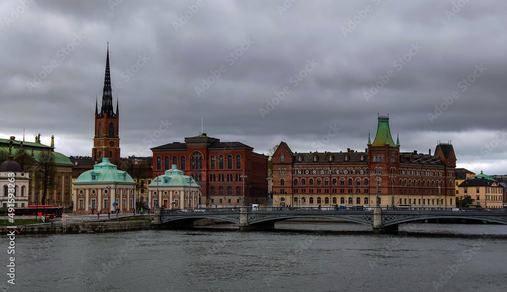 Views of the historical center of Stockholm