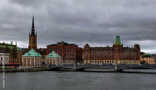 Views of the historical center of Stockholm