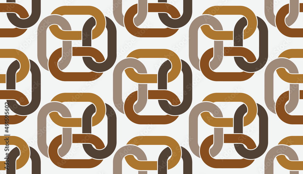 Obraz premium seamless pattern with abstract geometric shapes 