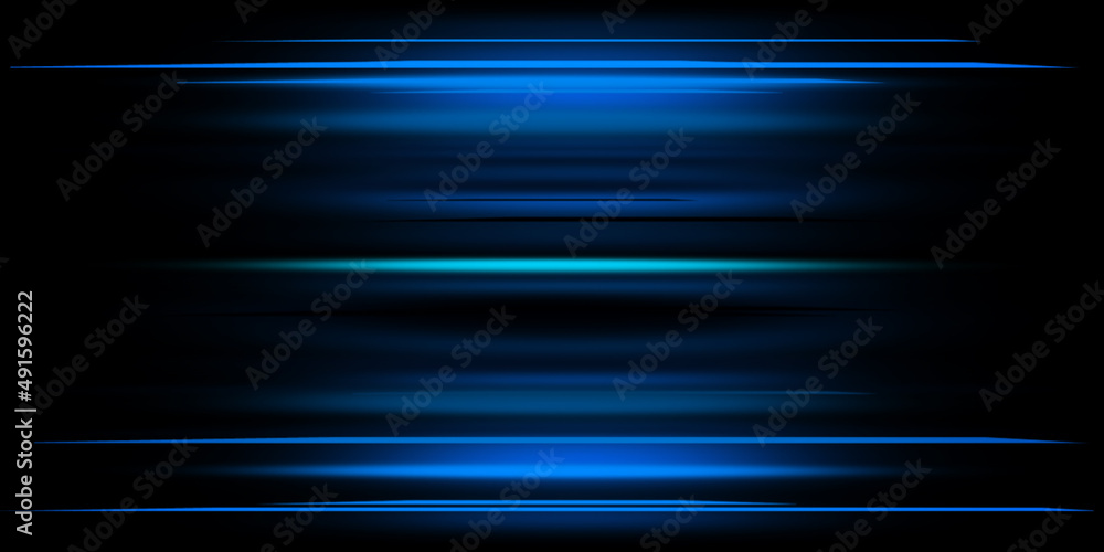 Abstract blue and black are light pattern with the gradient is the with floor wall metal texture soft tech  background black dark clean modern