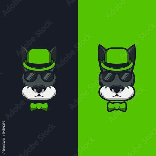 Cool Dog Vector
