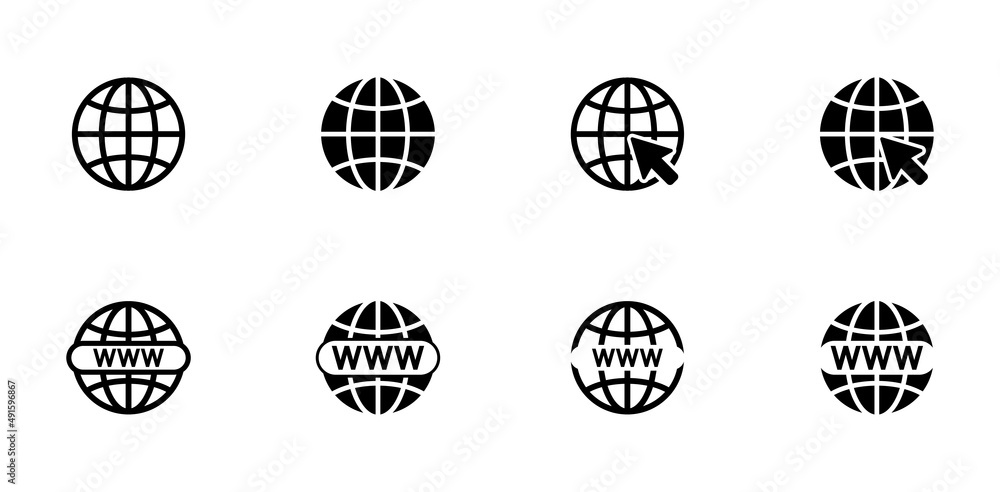 Internet icon set. World global symbol collection. Design for Apps, Websites, Interfaces, Social Media. Internet icon set. World global symbol collection. Design for Apps, Websites, Interfaces, Social Media.