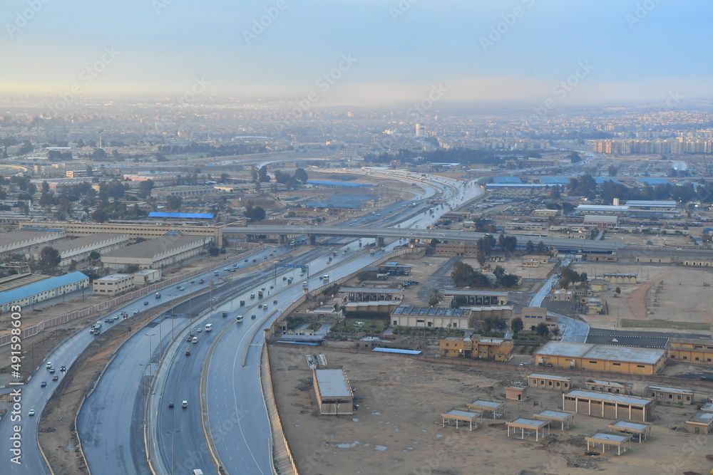 city, view, aerial, cityscape, landscape, panorama, cairo, architecture, urban, sky, skyline, buildings, travel, city, river, egypt, building, east, mountain, road, tower, street, high, panoramic, Dub