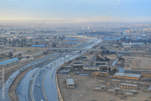 city, view, aerial, cityscape, landscape, panorama, cairo, architecture, urban, sky, skyline, buildings, travel, city, river, egypt, building, east, mountain, road, tower, street, high, panoramic, Dub