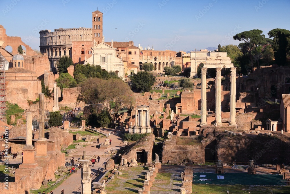 Ancient Rome landmarks - Roman Forum