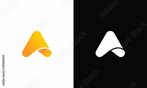 letter A logo initial vector icon design illustration	