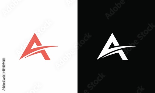 letter A technology logo initial vector icon design illustration	