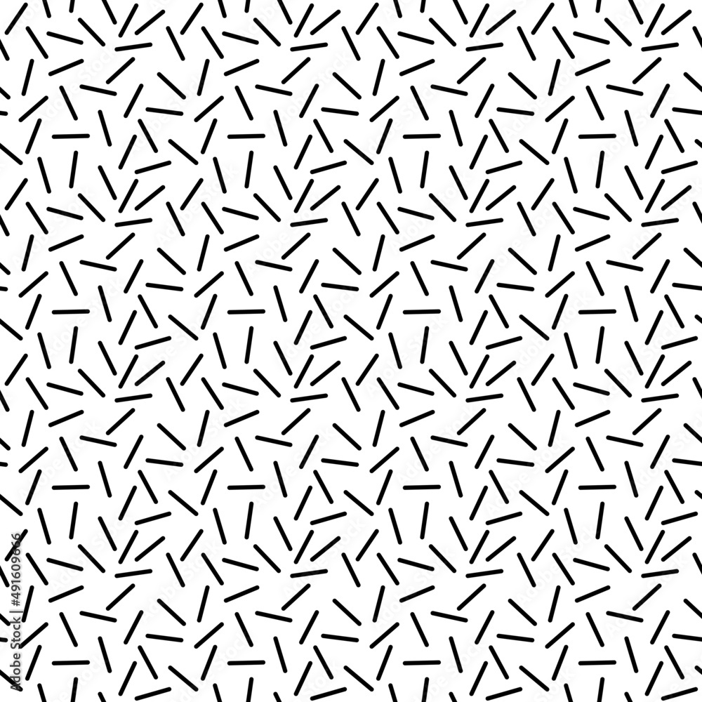 Vector seamless black and white geometric pattern. Vector seamless black and white geometric pattern.