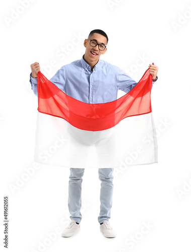 Young Asian man in eyeglass...