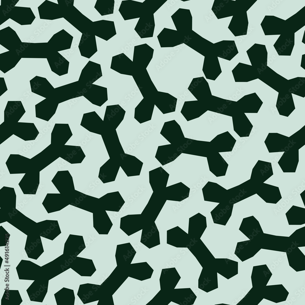 Vector seamless pattern with dog treat bones Vector seamless pattern with dog treat bones