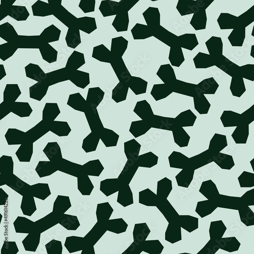Vector seamless pattern with dog treat bones