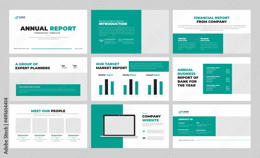 Annual Report Template Design Annual Report Template Design