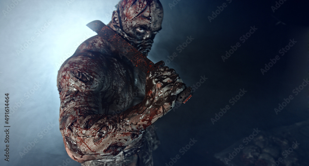 Fototapeta premium zombie killer, apocalypse, war