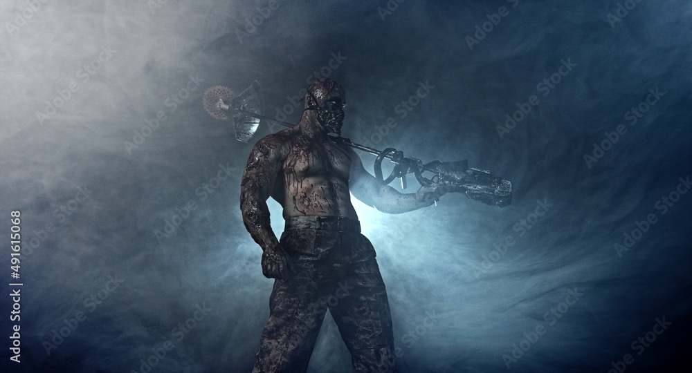 Fototapeta premium zombie killer, apocalypse, war