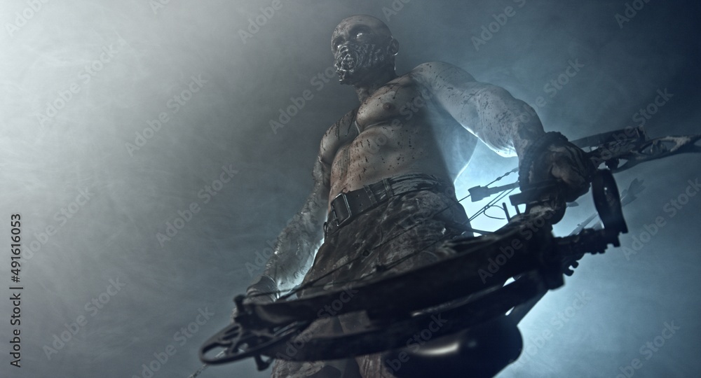 Fototapeta premium zombie killer, apocalypse, war