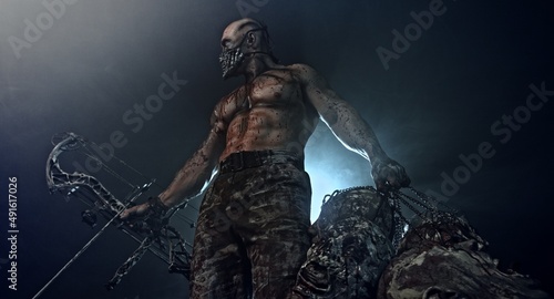Fototapeta Naklejka Na Ścianę i Meble -  zombie killer, apocalypse, war