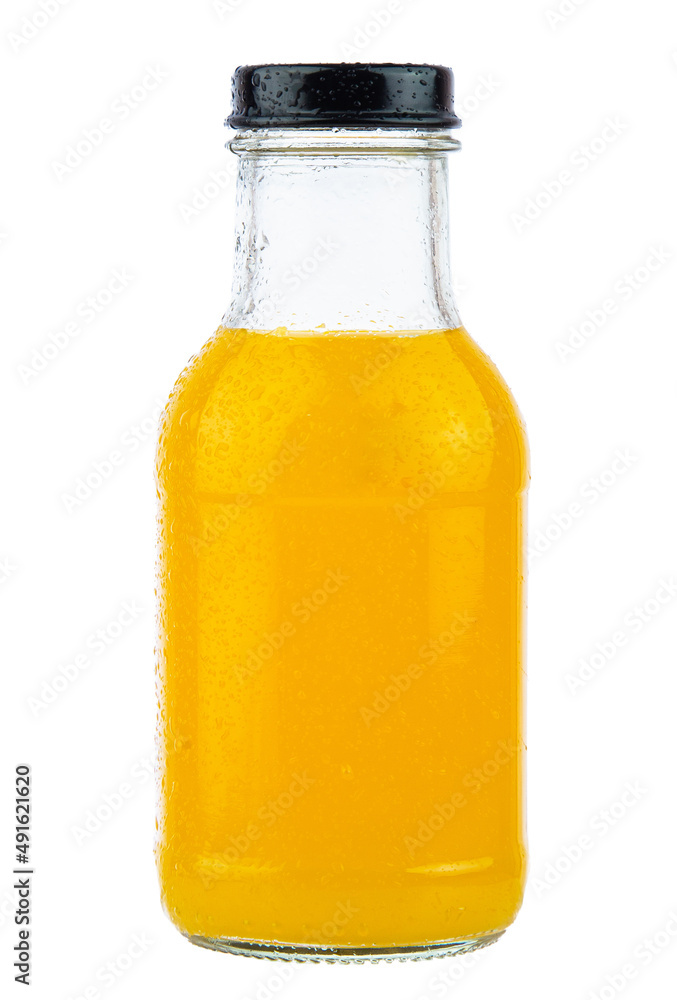 orange juice bottle isolated on white backgound orange juice bottle isolated on white backgound