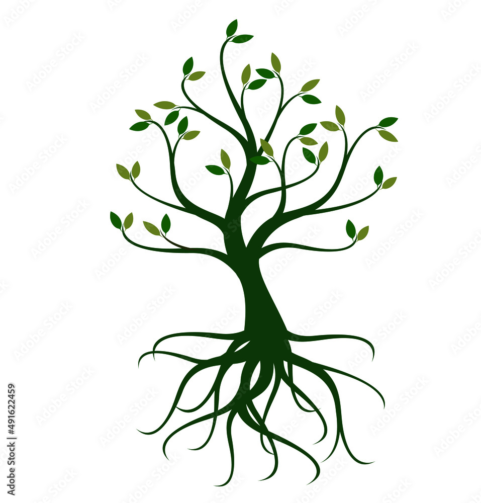Vector Tree and Roots. Vector Tree and Roots.
